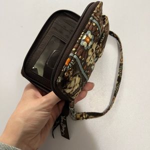 Vera Bradley Pattern Canyon (Small) Phone Holder/ Wallet Wristlet